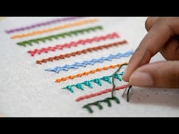 10 Unique Knotted Embroidery Stitches