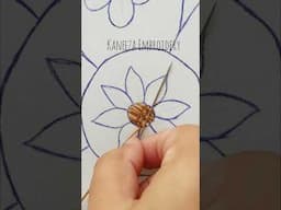 Beautiful flower embroidery