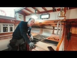 Aladino Builds Galley Cabinetry