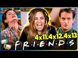 FRIENDS (1996) Season 4 Episodes 4x11, 4x12, 4x13 Reaction! | First Time Watch!