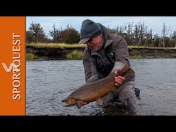 Angler vs Big Angry Sea Trout at Worlds End Lodge, Argentina