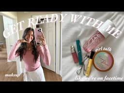 GET READY WITH ME *like we're on facetime* | full updated makeup routine