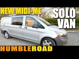A Humble Road mid-sized solo traveler with off grid air conditioning and microwave MIDI-ME VAN TOUR