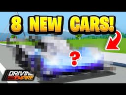 8 NEW Cars Are Coming To Driving Empire!