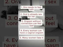 5 things about female orgasm