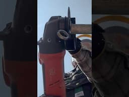 Fein Tools make the CUT🔥 CG15 5 inch Angle Grinder slices through metal!