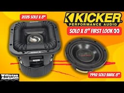 First Look at the KICKER Solo X 8" Subwoofer