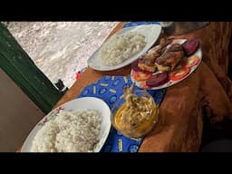 First IRL stream in Haiti : Cooking Haitian Food in my yard