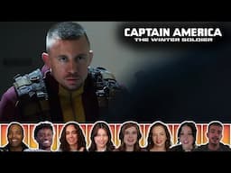 Reactors Reacting to CAPTAIN AMERICA FIGHTS BATROC | Captain America The Winter Soldier (2014)