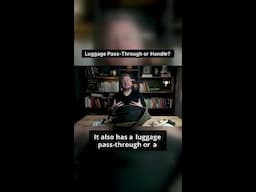 Luggage Pass-Through or Handle?