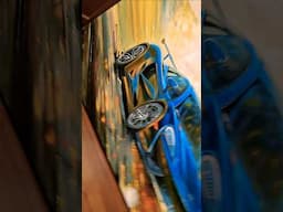 I Painted a McLaren 570S 😮🎨 #shorts#shorts #McLaren570S #supercarart #artist #artshorts #carartwork