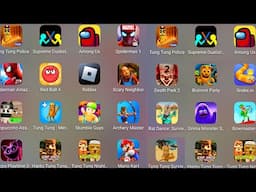 Grimace Monster Scary Survival,Poppy Playtime 4,Roblox,Tung Tung Tung Sahur,Death Park 2,Red Ball 4