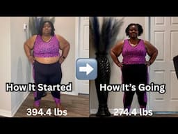 You Can Do It | Weight Loss Journey from 394 -274 Pounds #howtoloseweight #motivation #weightloss