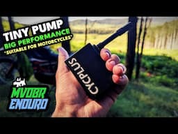 This Tiny Tyre Pump Is Incredible: CYCPLUS AS2 Pro Max Review & Test - Suitable For Motorcycles