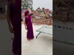 How chandu monkey jumping for taking banana #monkey #monkeychallenge #monkeyclip