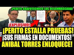 ¡CAYÓ ANIBAL! PERITO ESTALLA DOCUMENTOS DEL GOLPE CON SUS FIRMAS Y ANIBAL TORRES PIERDE LOS PAPELES