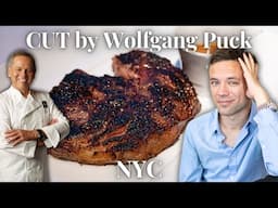 Eating at CUT by Wolfgang Puck. A LUXURIOUS NYC Steakhouse