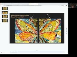 Susan Carlson Fabric Collage: Cicada Quilt Second Draft Checklist