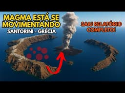NOVO ENXAME SÍSMICO indica movimentação de MAGMA em Santorini na Grécia! Mas calma...