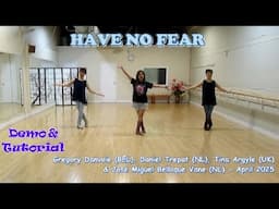 Have No Fear - Line Dance (Dance & Teach) | Gregory Danvoie, Daniel Trepat,  Tina Argyle