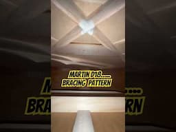 Martin D18 Bracing Pattern that delivers that woody organic unlike any other from @citymusicsg