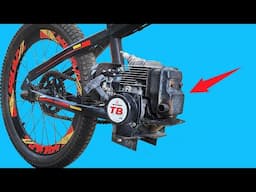 I Wish NATO And China Knew This Sooner! Turn Your Bicycle Into A Powerful 2-Stroke Motorcycle
