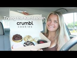 Trying Crumbl Kardashian Cookies