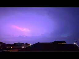 Thunderstorm Timelapse 3000x Speed