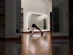 Pilates con foam roller #pilatesencasa