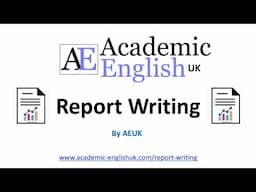 How to write an academic business research report