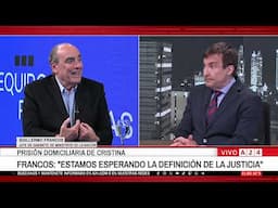 🔴GUILLERMO FRANCOS EN A24: "SERÍA LÓGICO QUE CRISTINA NO TENGA QUE IR A LOS TRIBUNALES"