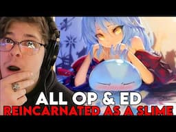 First Time Reacting to That Time I Got Reincarnated as a Slime ALL OPENINGS & ENDINGS