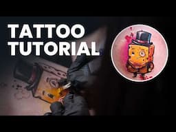 How to Tattoo a Serious Cheese Gentleman with Cloto | Tattoo Tutorial