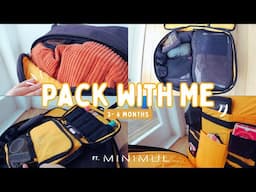 Carry On Packing for a 3 - 6 month trip | Ft. the Minimul Travel Backpack
