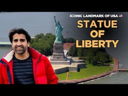 Exploring the Statue of Liberty in New York City  🇺🇸 (Hindi/Urdu)