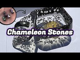 Chameleon Stones: Party Up Close, Classy at a Distance. Storage Box Mold with Handlebar.