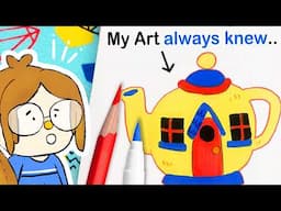 I changed my Art to mask my Autism.. (doodles & tea)