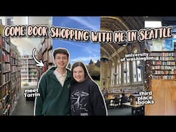 come book shopping with me in seattle 📚✨ (book shopping vlog and a book haul feat. my mom)