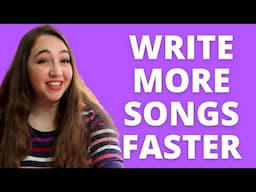How to Write More Songs Faster #shorts