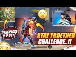 Stay Togther Challenge With Munna Bhai In FF For Booyah Went Crazy 🤣 - FreeFireTelugu - MBG ARMY
