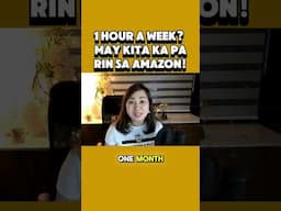 1 hr per week? May kita ka pa rin sa Amazon.