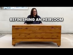 $25 Thrift Find Turned Heirloom! Restoring a Solid Cedar Chest1
