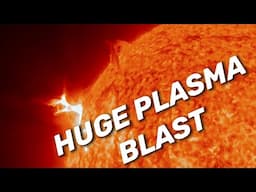 MUST SEE THIS HUGE Plasma BLAST From the Sun‼️