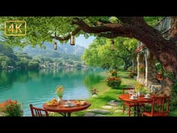 Morning Lake Feast & Calming Jazz 🌿 Positive Jazz Melodies for Upbeat Your Moods