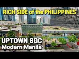 The RICH Side of Philippines! UPTOWN BGC Walk in Taguig, Metro Manila