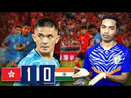 Indian Football lost to Hong Kong (1-0)