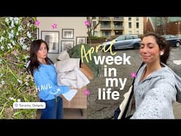 WEEK IN MY LIFE vlog: spring clothing hauls, meal prep + healthy recipes!