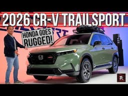 The 2026 Honda CR-V TrailSport Hybrid Is An Adventure Seeking Electrified Off-Road SUV