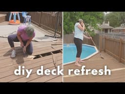 DIY DECK REFRESH | OUTDOOR UPDATES