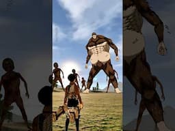 Beast Titan vs Levi 😭💀 #gnarly #anime #attackontitan #meme #fyp #vrchat #funny